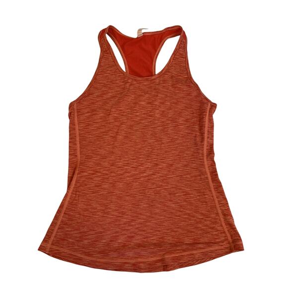 Lucy Tank Top Razor Back Women's Size S Orange And White - EUC - Picture 1 of 6
